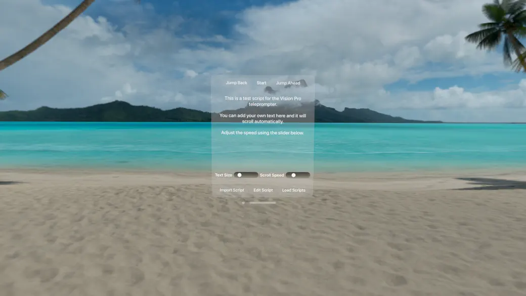 Screenshot #1 pour VisionPrompter