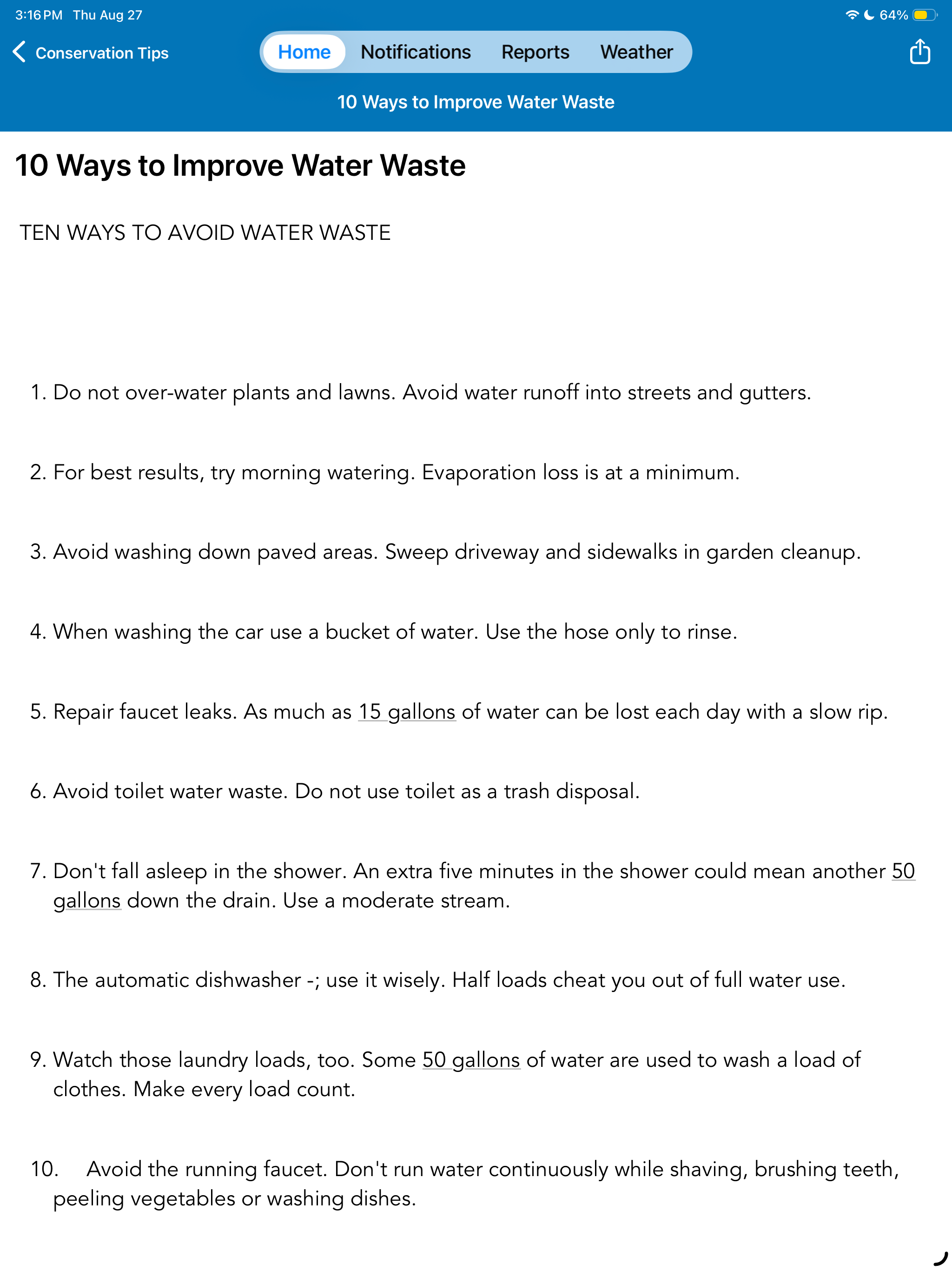 Limestone County Water screenshot 5