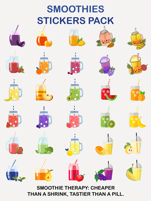 Screenshot #4 pour Smoothies Stickers Pack