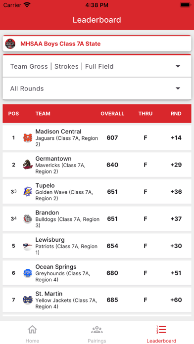 Mississippi Golf Screenshot