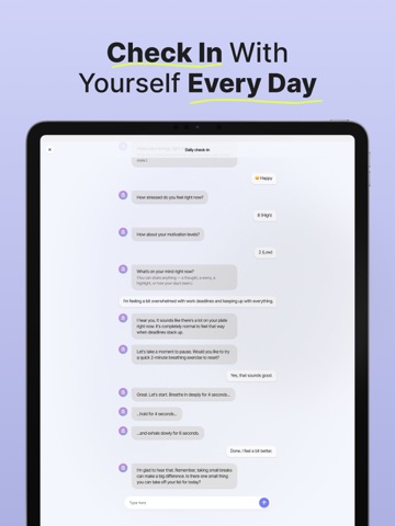 Viaduco: CBT Self Help Journal iPad screenshot