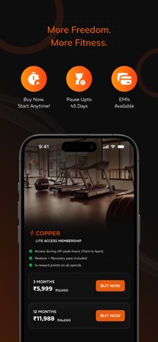 Coreo – Fitness & Wellness iPhone screenshot