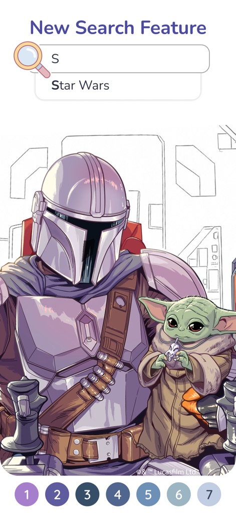 Happy Color by Numbers Game - Find Your Favorites