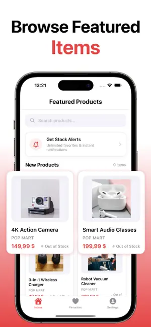 In Stock Alert screenshot 1