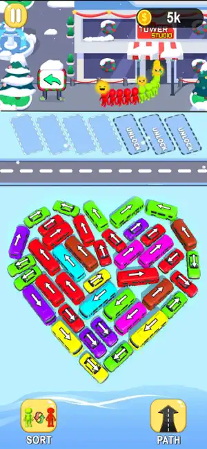 Seat Bus Mania: Station Jam 3D screenshot 1