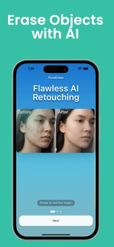 Magic Eraser AI - PureErase iPhone screenshot