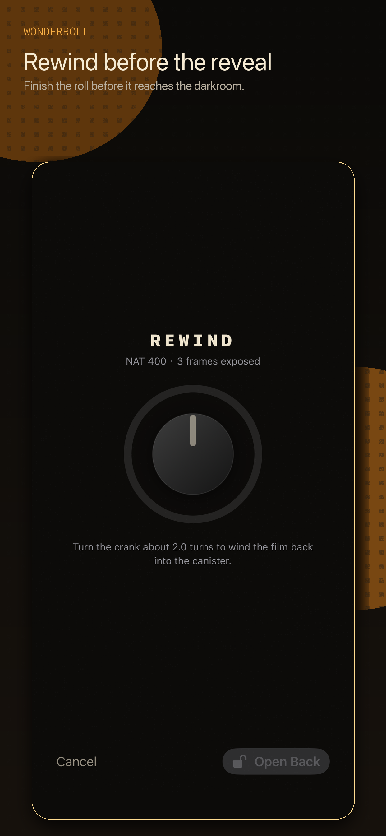 WonderRoll - Full Film Process screenshot 4