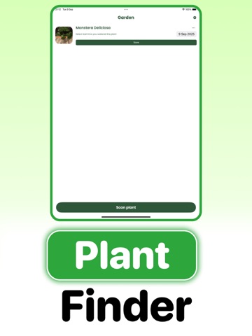 Plant Tracker: Leaffy iPad screenshot