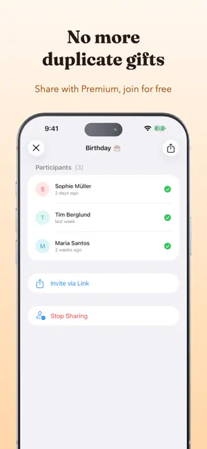 WunschIt: Wishlist & Gifts screenshot 2