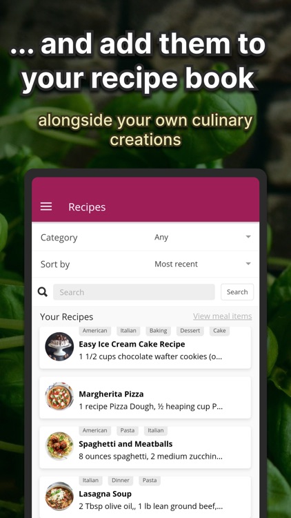 Plan Meals - MealPlanner screenshot-3