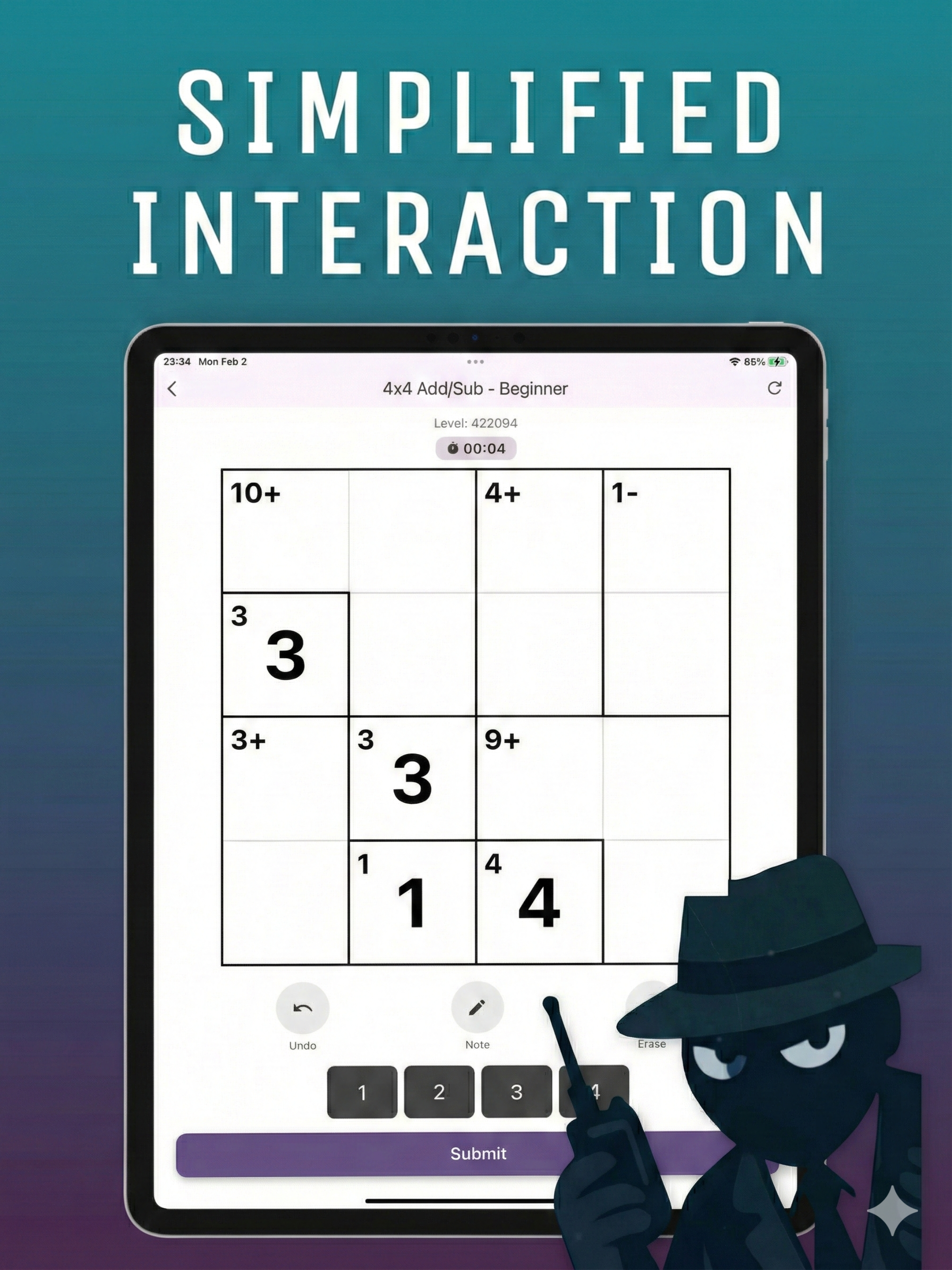 Foxy Cages: Math Logic Puzzle screenshot 9