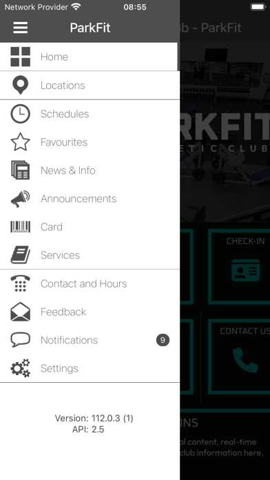 ParkFit Athletic Club Screenshot