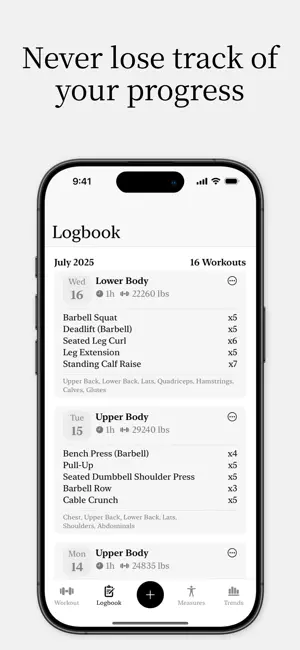 Track It - Training Journal screenshot 3