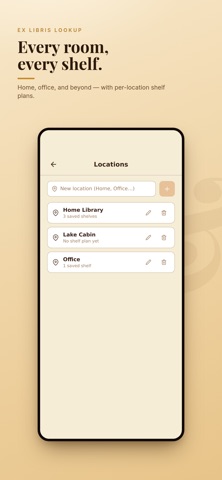 Ex Libris Lookup iPhone screenshot