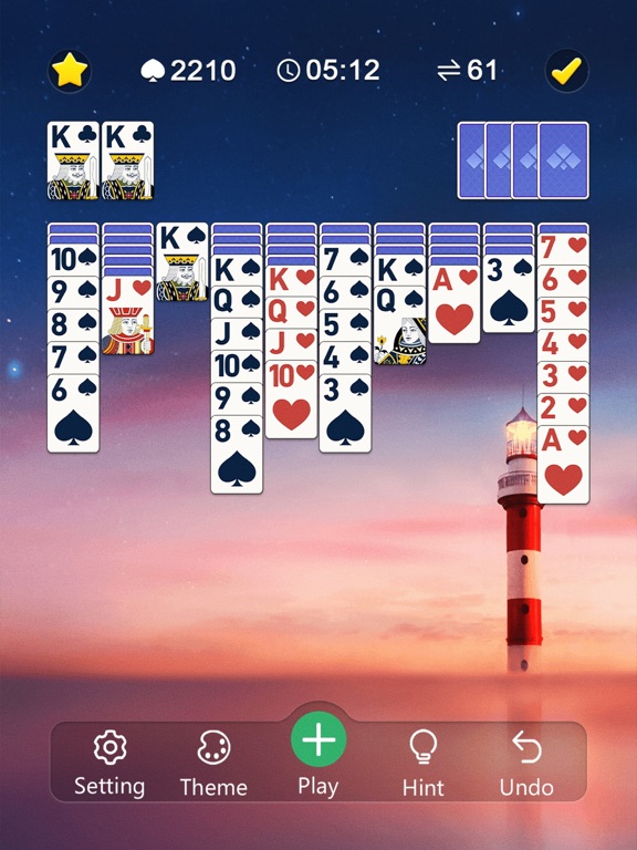 Classic Spider Solitaire Mania iPad screenshot 4 - Games app