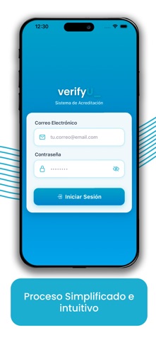 verifyU iPhone screenshot