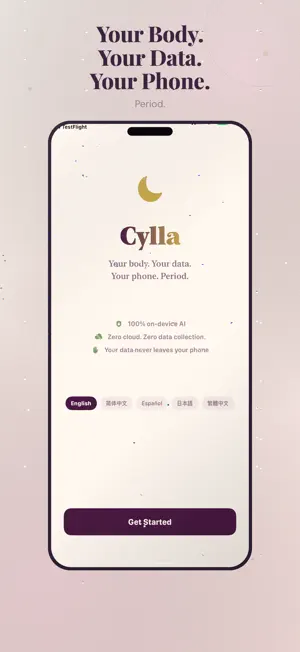 Cylla: Private Period Tracker screenshot 1