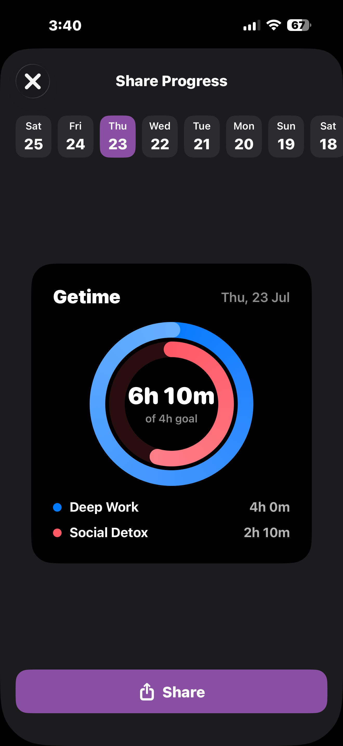 Getime - Focus Blocker screenshot 5