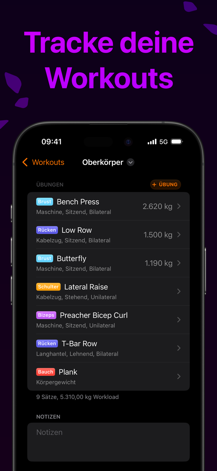 Paperworkout Gym Tracker