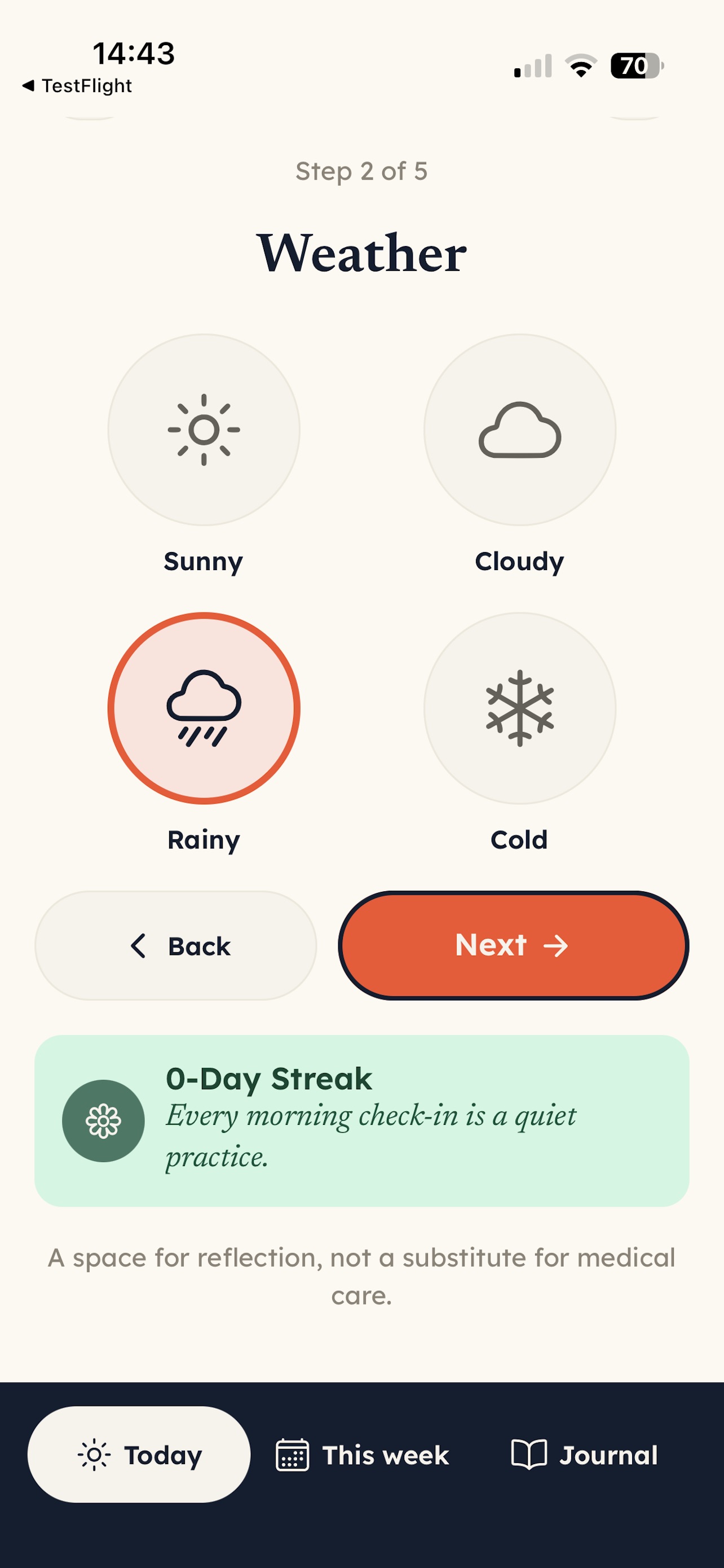 Screenshot 3 of DayBreak: Recovery Check-In