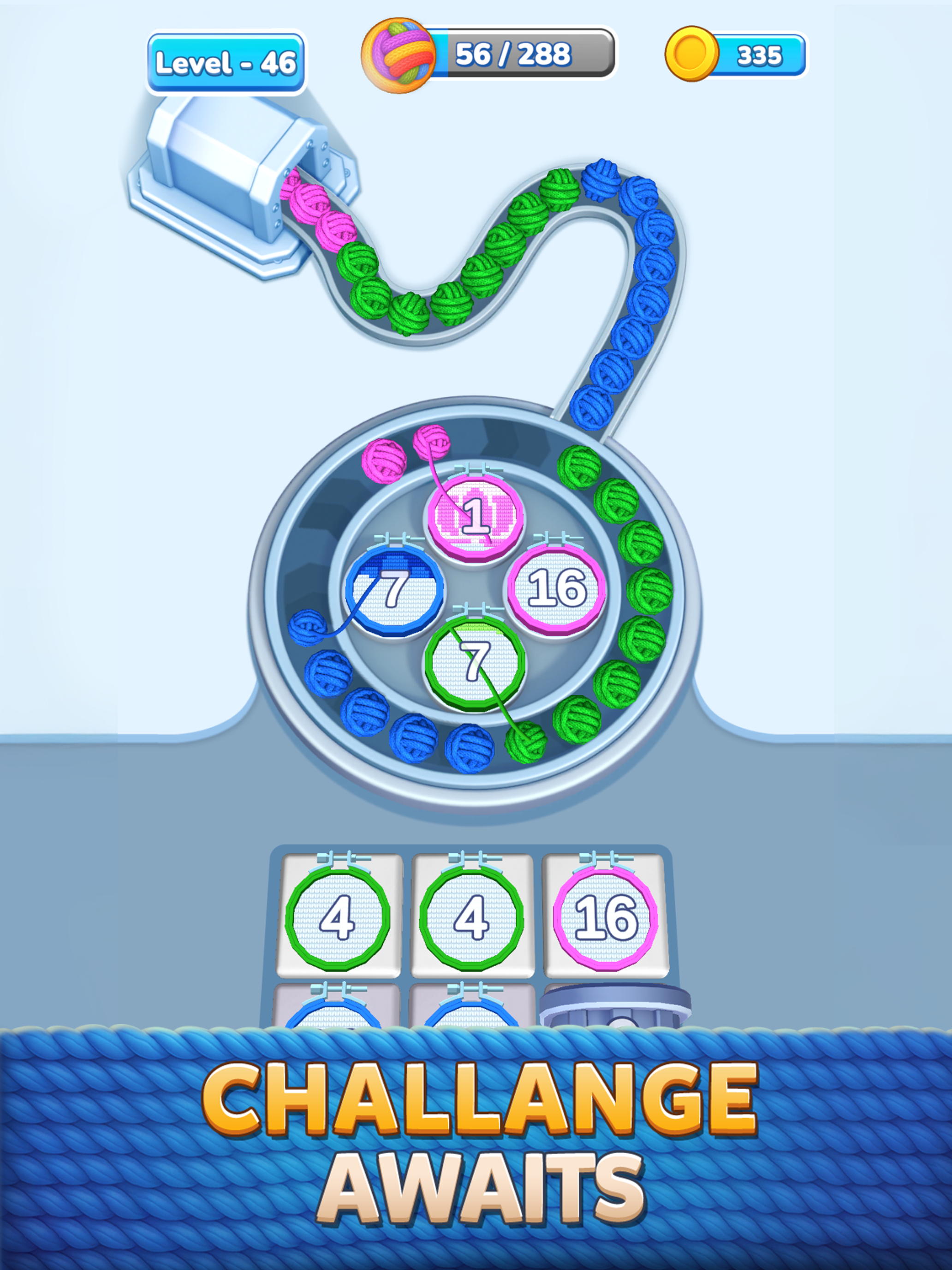 Spin & Knit: Sorting Puzzle screenshot 7