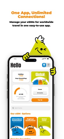 Navimo: Travel & Internet eSIM screenshot