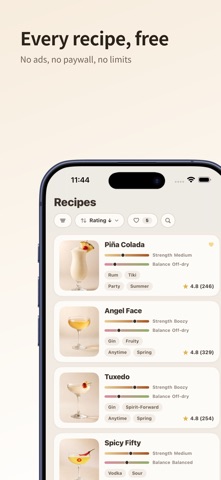 Mixlio: Smart Cocktail Picks Screenshot 2 of 4