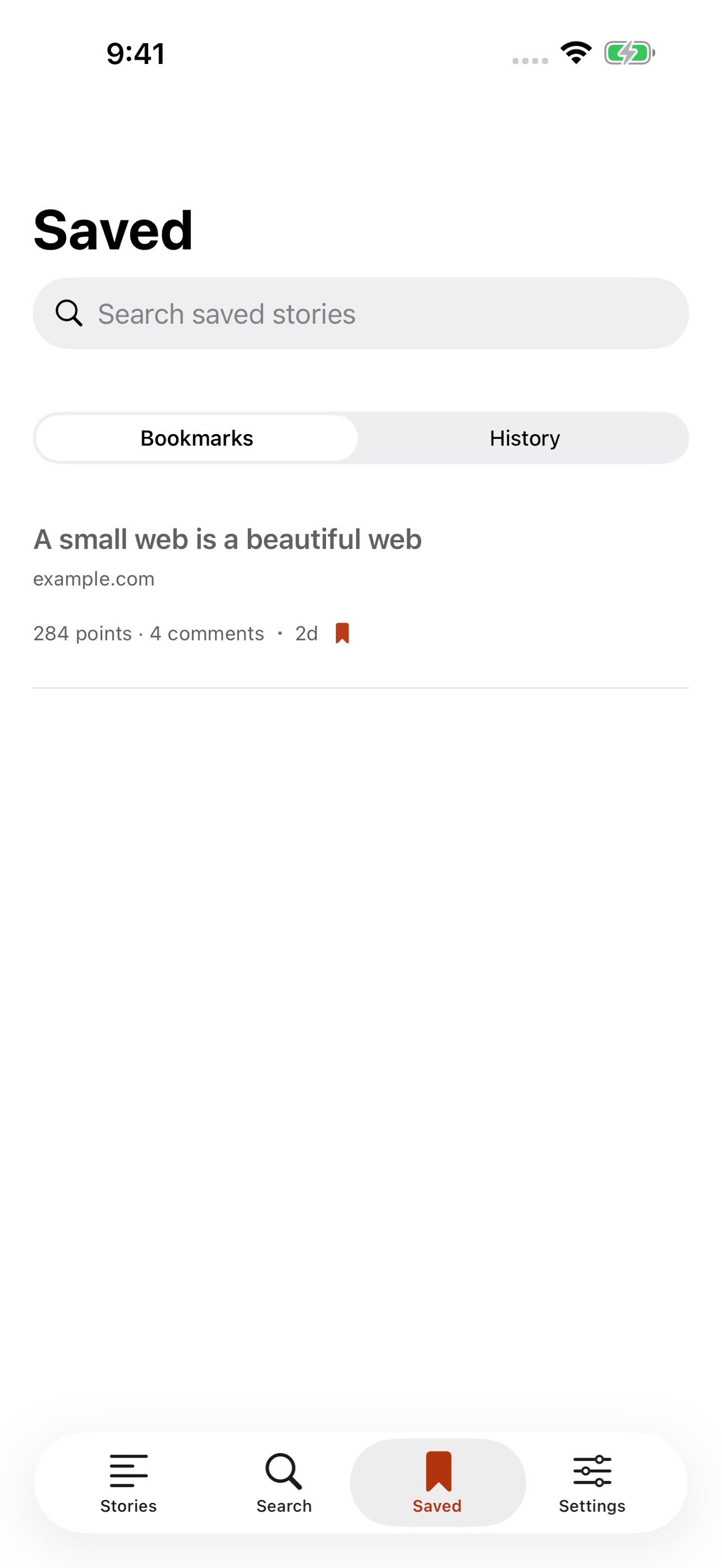 Screenshot 3 of Ember for Hacker News