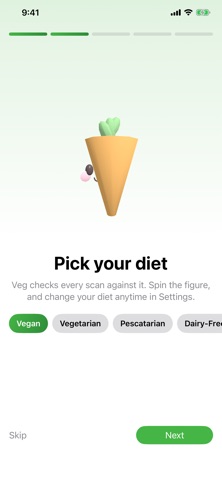 Vegan Food Scanner - Veg iPhone screenshot