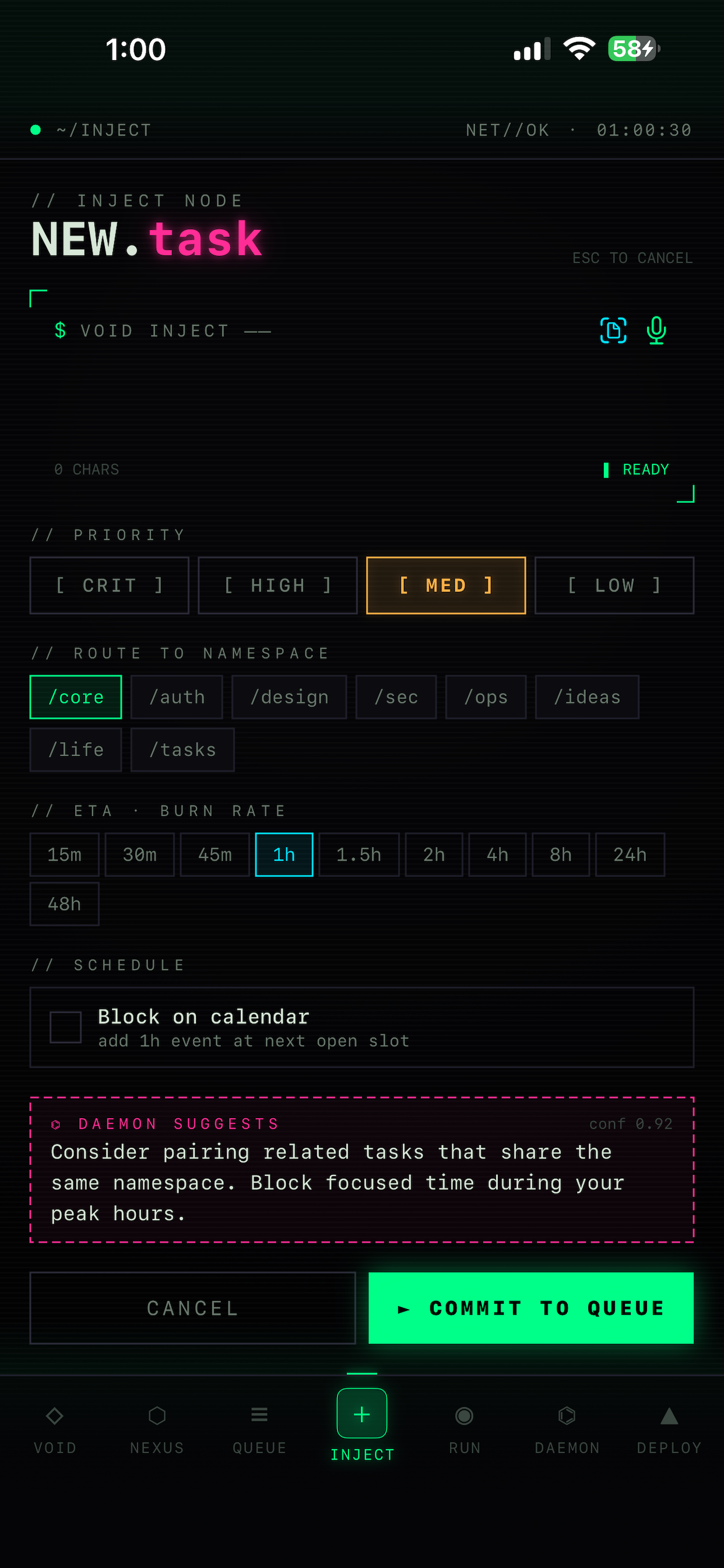 VOIDTASK screenshot 4