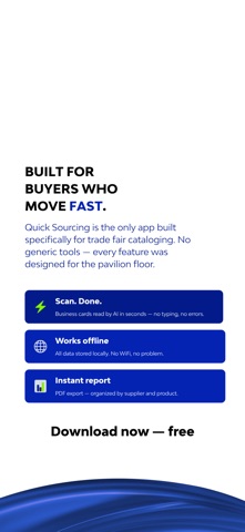 Quick Sourcing screenshot