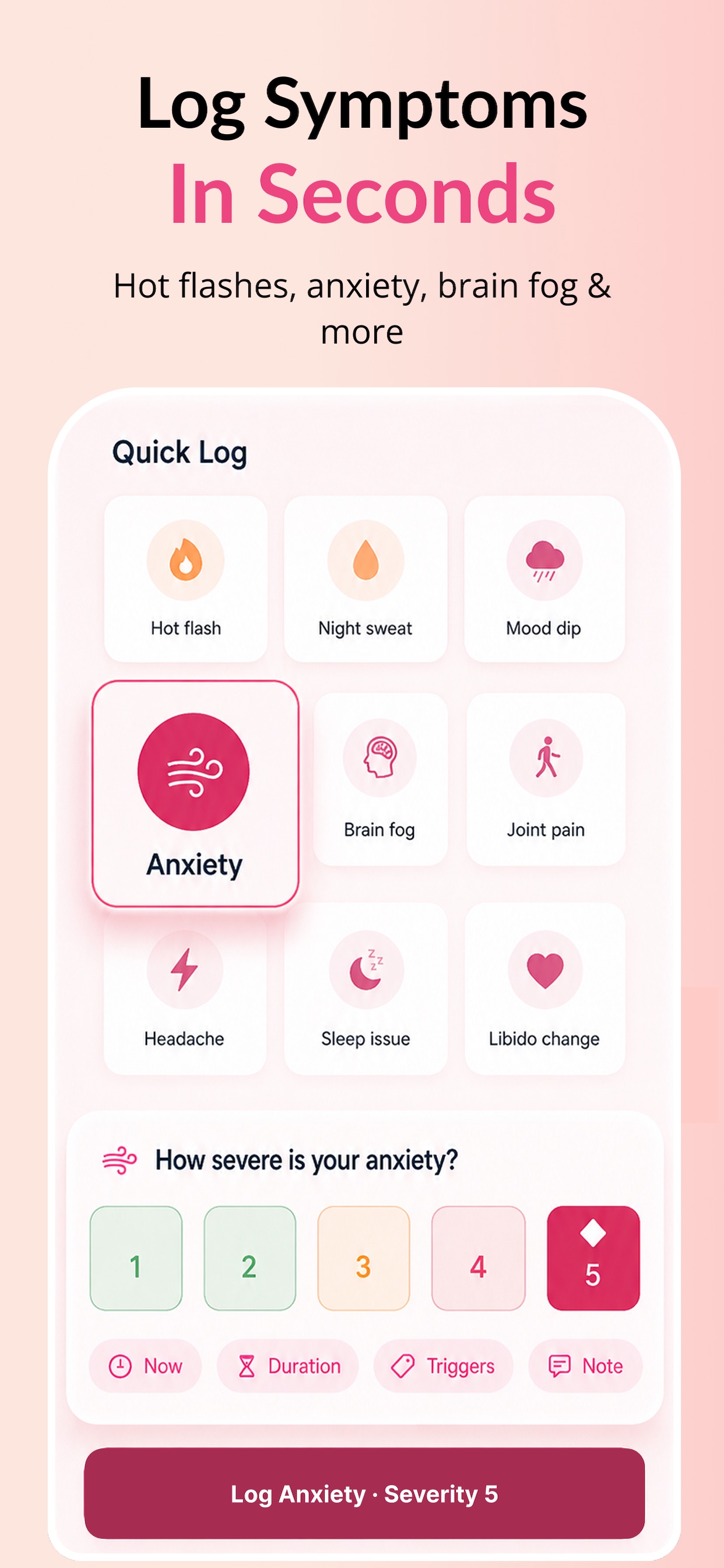 Screenshot 2 of Menorai: Menopause Tracker