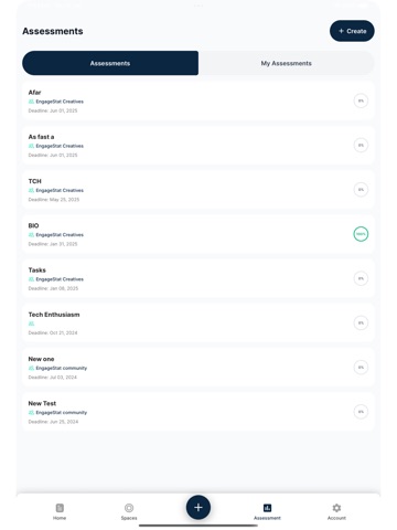EngageStat iPad screenshot