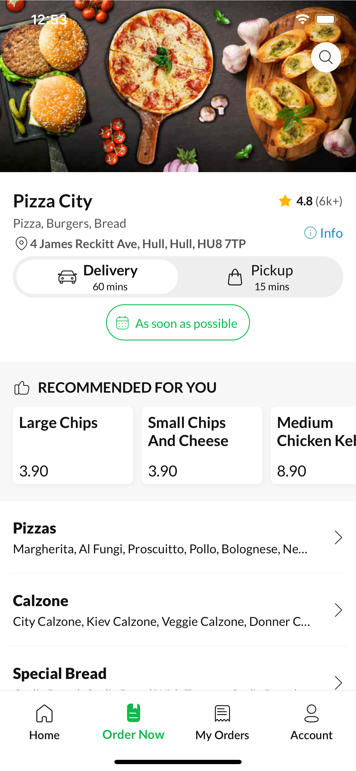 Pizza City Hull