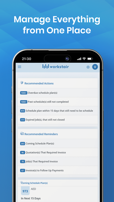Screenshot 2 of Workstair App