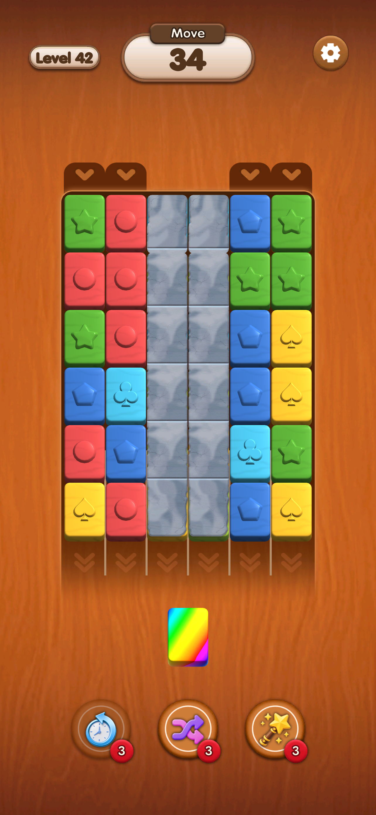 Wood Tiles: Push To Sort screenshot 4