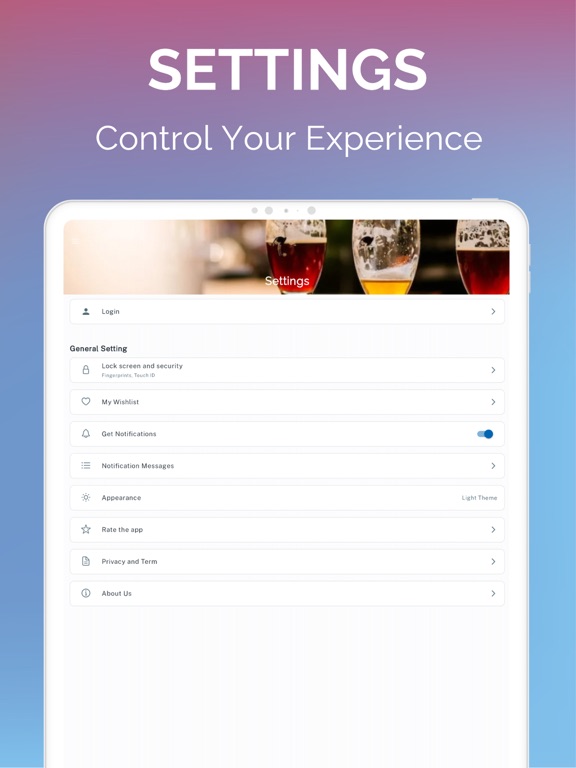 Double D Spirits iPad screenshot 5 - Food & Drink app