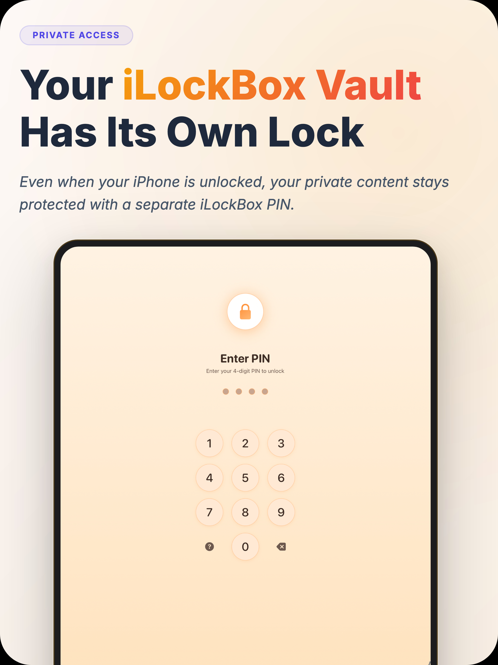 iLockBox: Photo Vault & Locker