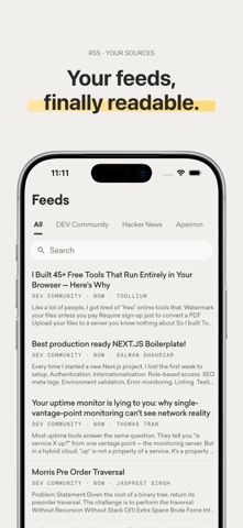 Read Later - Reeed: Save Screenshot 4 of 6