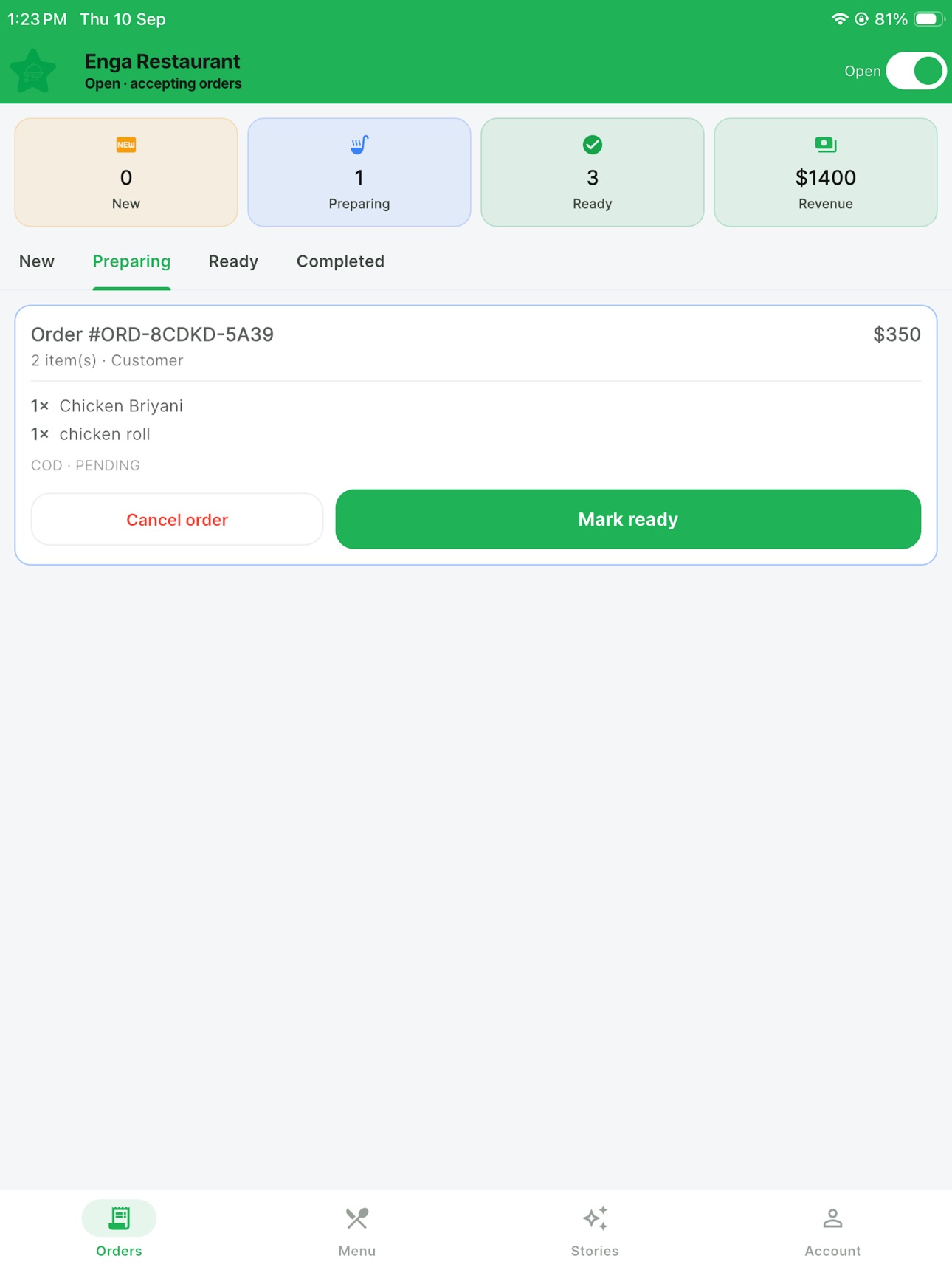 Screenshot 9 of FoodStar Partner