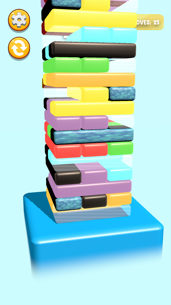 Colorful Jenga