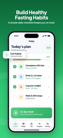 Wellmetry: Fasting Tracker Screenshot 6 of 7