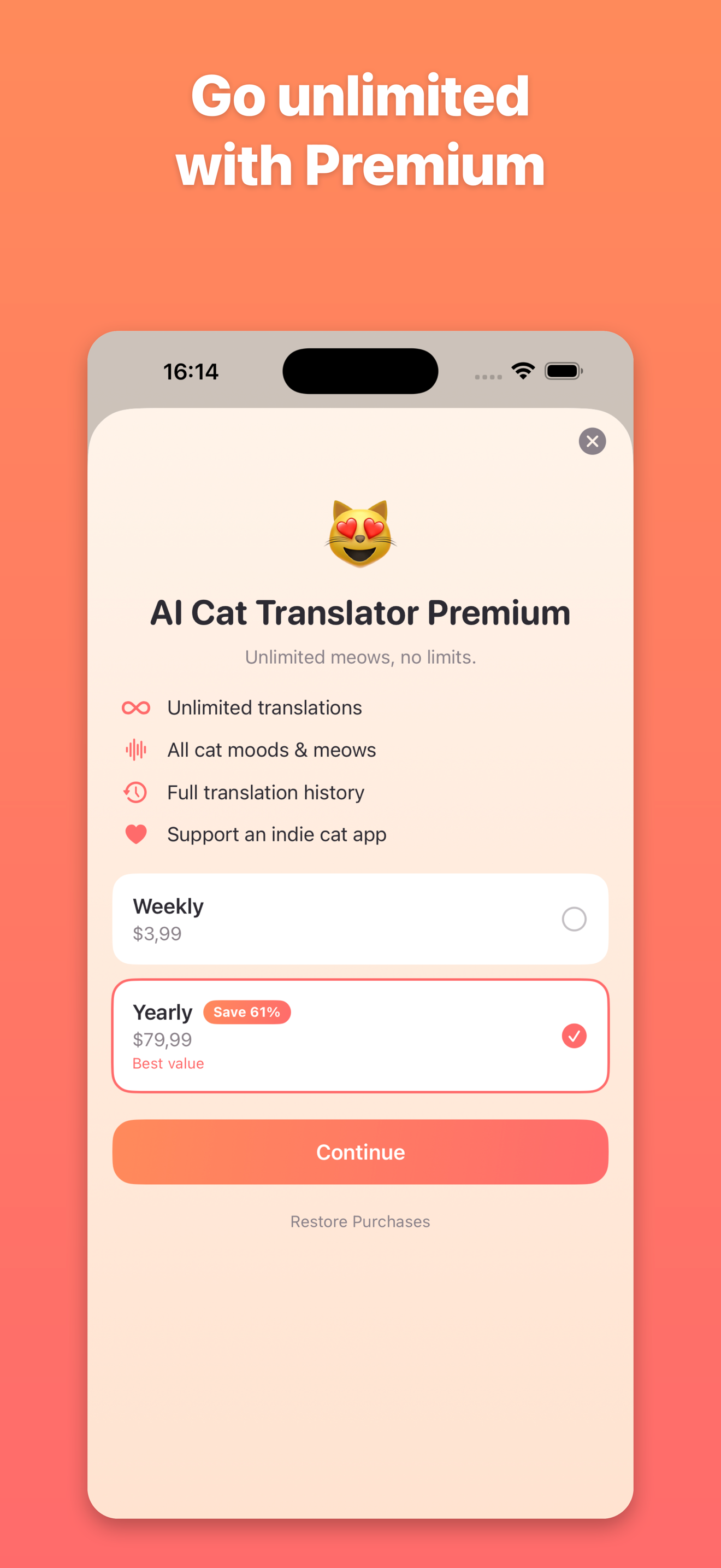 AI Cat Translator: Meow Talk