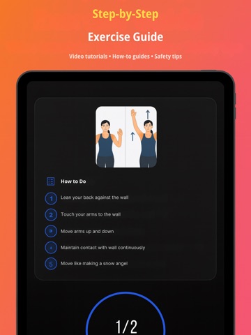 Healder: 5-Min Pain Relief iPad screenshot
