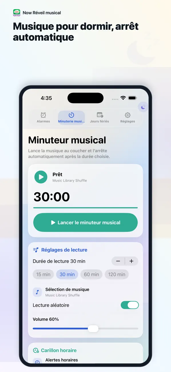 Screenshot #2 pour Now Réveil musical