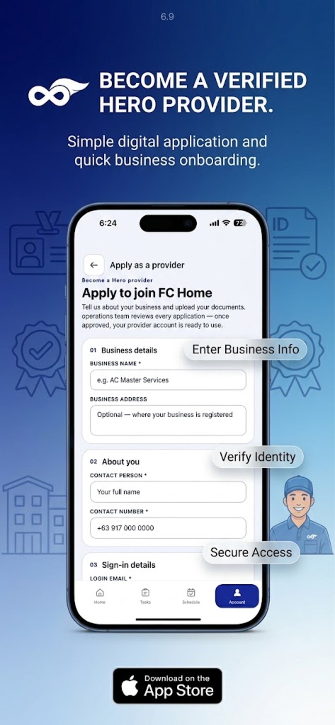 Screenshot 3 of Hero Service Provider