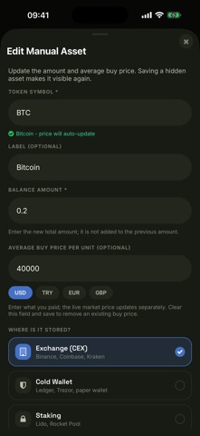 Worthia: Net Worth Tracker Screenshot 2 of 4