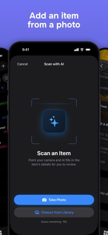 additem.to: AI Home Inventory iPhone screenshot