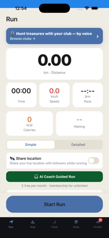 geowill: Run & Hunt Treasures iPhone screenshot
