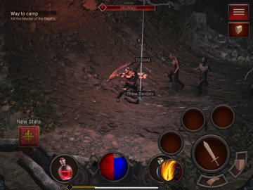 Sacred Legacy Dark Fantasy RPG iPad screenshot